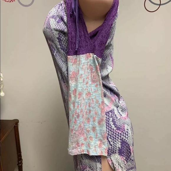 Custo Barcelona Woman’s Off Shoulder Purple Sz 3 - Picture 6 of 9